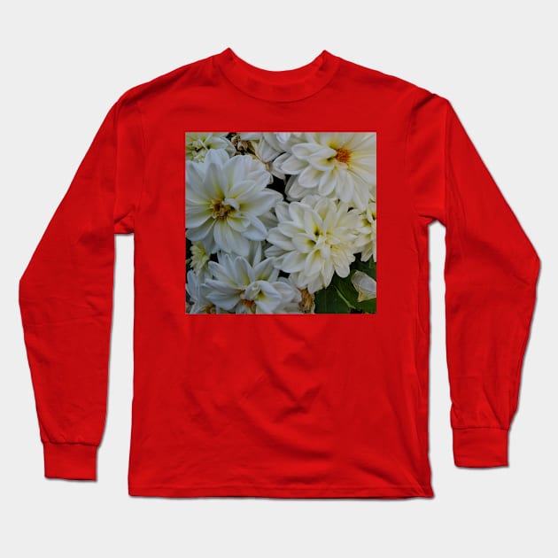 White Flower Bunch Photography My Long Sleeve T-Shirt by ShubShank